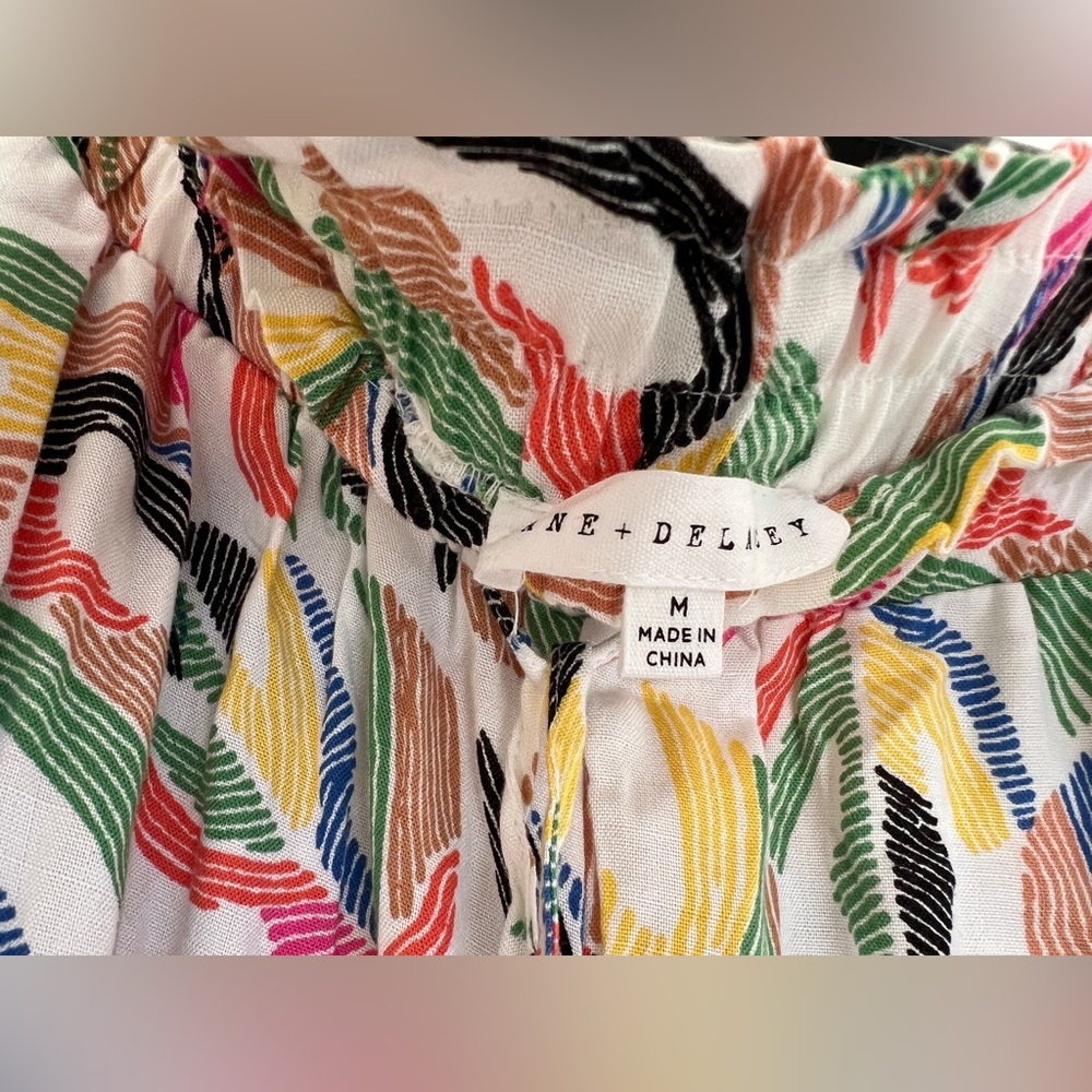 Jane + Delancey Colorful Tropical Monstera Print Two-Piece Set - Picture 8 of 8